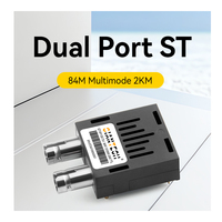 Module Fibre Optique GIANTECH Haute Qualité 1x9 TTL 850nm 84M 550M 3.3V ST Multimode Duplex Distance Personnalisable Centre de Données