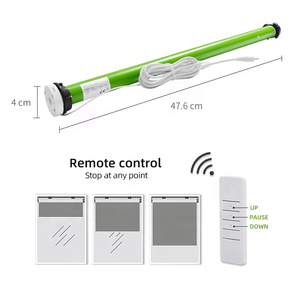 DM25LEU-1.1/20 Stores à rouleaux métalliques de luxe, moteur tubulaire Zebra, commande vocale numérique, rideau électronique motorisé électrique - Product Image 5