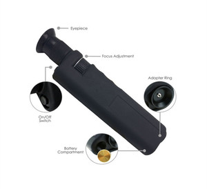 200x最新ミニタイプ400x光ファイバー顕微镜 - Product Image 3
