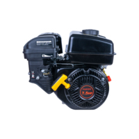 Générateur d'électricité portable de 210 cm³, 7,5 CV, haute pression, à essence, pour usage agricole, avec boîte de vitesses, refroidissement par air, fabriqué en usine