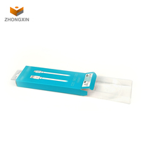 Personnalisé imprimé papier de carte de données usb à la mode câble de détail pour la boîte d'emballage de câble emballage
