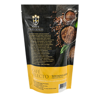 Pochette à café biodégradable support d'imprimante fermeture éclair et fermeture à glissière latérale sac en plastique d'impression numérique recyclable pour grains de café