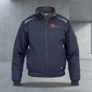 TTAKE Regular Fit 2XL Blue Bomber Outdoor <b>Jacket</b> - Product Image 2