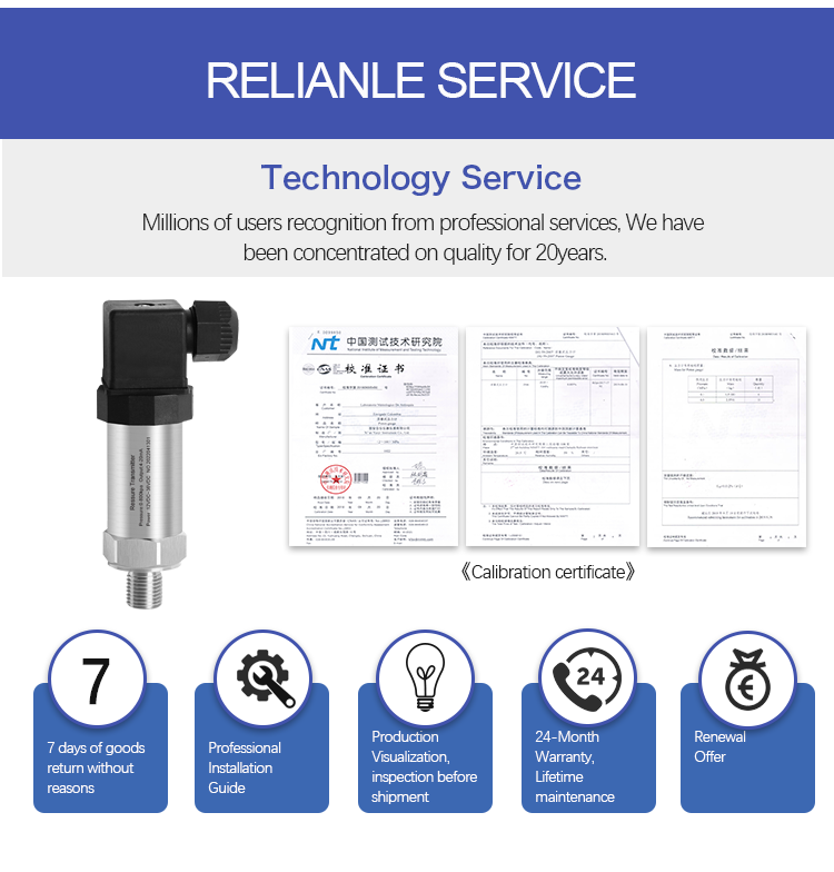 China Suppliers Low Cost Digital Pressure Sensor For Water 4 - 20ma