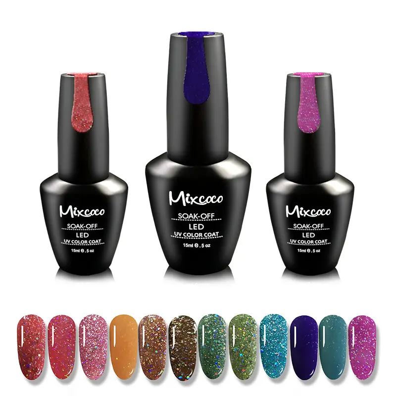 Mixcoco Gel De Construction Nails 192 Farben UV-LED Maniküre Gel Nagellack für Salon einweichen