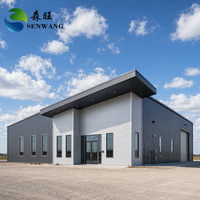 Entrepôt prêt à l'emploi Structure métallique stockage préfabrication atelier préfabriqué bâtiment en Chine hangars préfabriqués