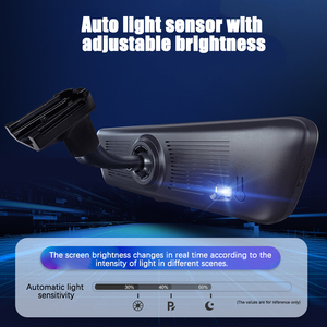 8.2 inch 1080P Ổ Đĩa Ghi xe gương chiếu hậu Dash Cam phía trước và phía sau với ống kính kép cho xe tăng 500 - Product Image 4