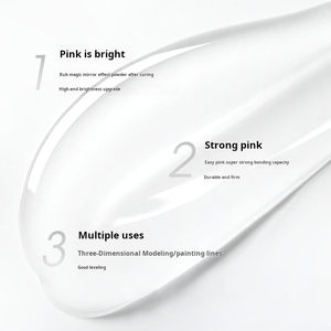 <span class=keywords><strong>Gel</strong></span> de modelage en poudre miroir magique semi-solide de 8ml pour <span class=keywords><strong>manucure</strong></span> UV, photothérapie transparente 3D, Nail Art, colle multifonctionnelle - Product Image 3