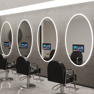 <span class=keywords><strong>Miroir</strong></span> <span class=keywords><strong>de</strong></span> salon LED <span class=keywords><strong>avec</strong></span> moniteur TV : <span class=keywords><strong>Miroir</strong></span> intelligent mural <span class=keywords><strong>et</strong></span> système <span class=keywords><strong>de</strong></span> divertissement pour salon <span class=keywords><strong>de</strong></span> coiffure, studio <span class=keywords><strong>de</strong></span> beauté <span class=keywords><strong>et</strong></span> hôtel - Product Image 6