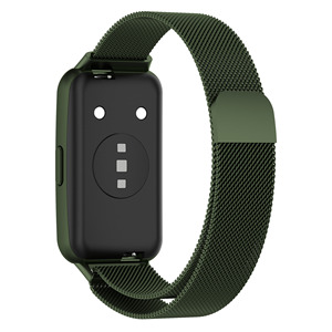 YHQ Metal Milanese Loop Strap para <span class=keywords><strong>Huawei</strong></span> <span class=keywords><strong>Band</strong></span> <span class=keywords><strong>7</strong></span> <span class=keywords><strong>Smartwatch</strong></span> Acero inoxidable Magnetic Watch <span class=keywords><strong>Band</strong></span> Accesorios - Product Image 3