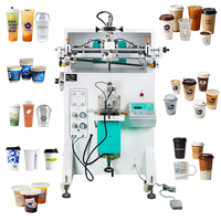 Machine d'impression sérigraphique à plat semi-automatique 3050 pour bouteilles en plastique, impression d'une seule couleur
