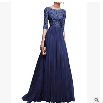 Оптовая продажа, модные шифоновые платья для подружек невесты, длинные женские элегантные платья, свадебные кружевные платья для подружек невесты