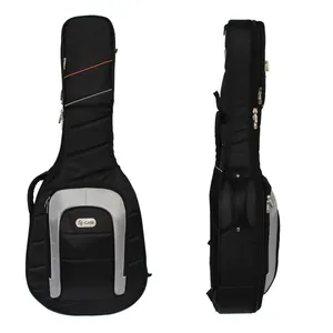 Dropshipping लक्जरी 20mm मखमल गद्देदार acustic गिटार बैग क्लासिक गिटार बास गिटार मोटी गद्देदार बैग व्यक्तिगत उपयोग