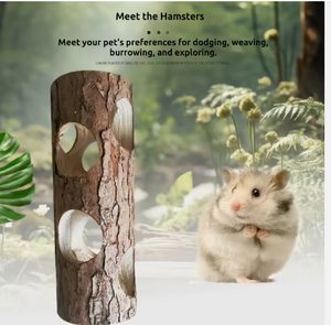 Grande Habitat per Criceti in Legno di Cedro Naturale, Gabbia Multifunzionale per Piccoli Animali con Design Resistente ai Morsi - Product Image 5