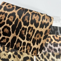 Film de transfert pu cuir léopard en cuir synthétique pour la fabrication de sac