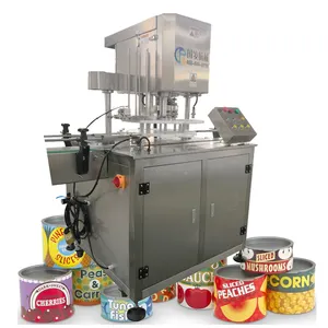 Factory price 304 Stainless Steel good quality automatic soda vacuum tin can sealing machine