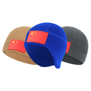 Winter Outdoor Fleece Neck Warmer With China Flag For Running Cycling Hiking Mountaineering Camping Fishing Unisex Adult Sports - Product Image 2