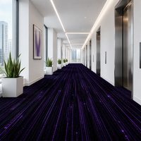 Moquettes murales sur mesure pour couloirs d'hôtels, revêtements de sol pour halls et entrées, OEM Bocai