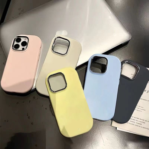 Caliente nueva llegada silicona TPU Material galvanizado lente funda para <span class=keywords><strong>iPhone</strong></span> 16 <span class=keywords><strong>Pro</strong></span> <span class=keywords><strong>Max</strong></span> fábrica al por mayor fundas para teléfonos móviles - Product Image 2