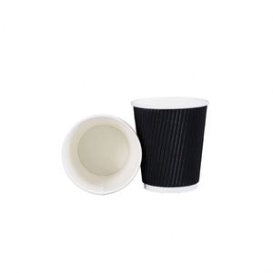 Gobelet à thé jetable à double paroi biodégradable avec estampage à chaud en feuille d'or, papier synthétique personnalisable Comgesi - Product Image 2