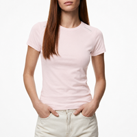 T-shirt de sport pour femme à manches courtes, col rond, coupe ajustée, séchage rapide, respirant, vêtements de sport haut de gamme, yoga, course à pied, gym, design personnalisé