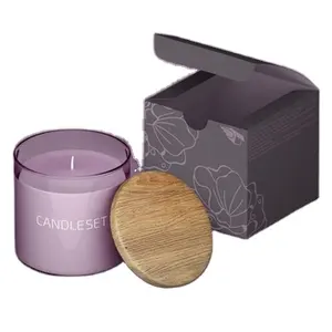 Custom Fold Tuck Matte Black Cardboard Box Packaging Candle Perfume Cardboard Packing Box Small Exquisite Skincare Special Box