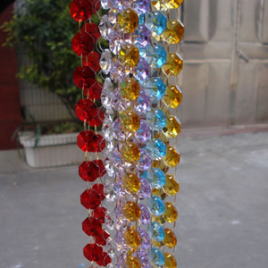 10 Pezzi Pendenti Cristallo Prisma - Perline Ottagonali Per Lampadari, Decorazioni, 38mm E 14mm - Foto 7