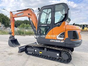 Miniexcavadora Doosan Dx55, Importación de Corea, Motor Yanmar, 5 Toneladas, Certificación EPA y CE, Excavadora de Orugas de Alta Potencia de Excavación - Product Image 4