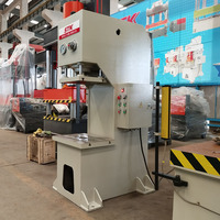 Presse hydraulique à bras unique de 20 tonnes, équipée d'une table de travail en forme de U, spécialement conçue pour l'assemblage de précision