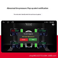 USB Android TPMS système de surveillance de la pression des pneus capteurs internes 4 capteurs pour l'utilisation de la voiture