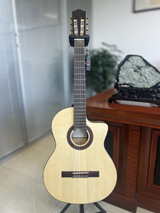 <span class=keywords><strong>Guitarra</strong></span> Flamenca <span class=keywords><strong>Española</strong></span> Clásica Profesional K-520C Hecha a Mano de Alta Calidad, Abeto Sólido, Palisandro, Cuerdas de Nylon, Venta al Por Mayor - Product Image 1