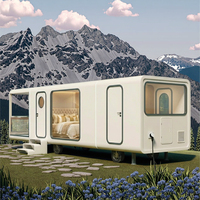 Villa modulaire en conteneur maritime modifié, cabine mobile Apple, maison préfabriquée, bureau, hôtel, chambre à coucher de luxe, salle de bain, imperméable, EPS