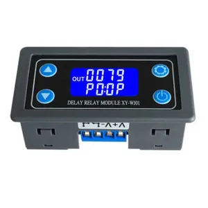 DC12V LED Digital Timer Relay Delay Switch Module Timer Relay Control Switch Timing Trigger Cycle with Case