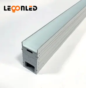 Embedded Recessed Linear Long Strip Underground Light Colorful LED Inground Linear Light IP67 Stainless Steel For Outdoor 80 100