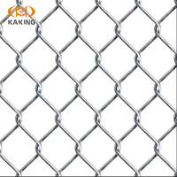 Malla de Alambre Galvanizado de Grado Industrial para Cercas de Eslabones, de Larga Duración, para Exteriores, de 6 Pies, para Cercas de Delimitación de Áreas Públicas