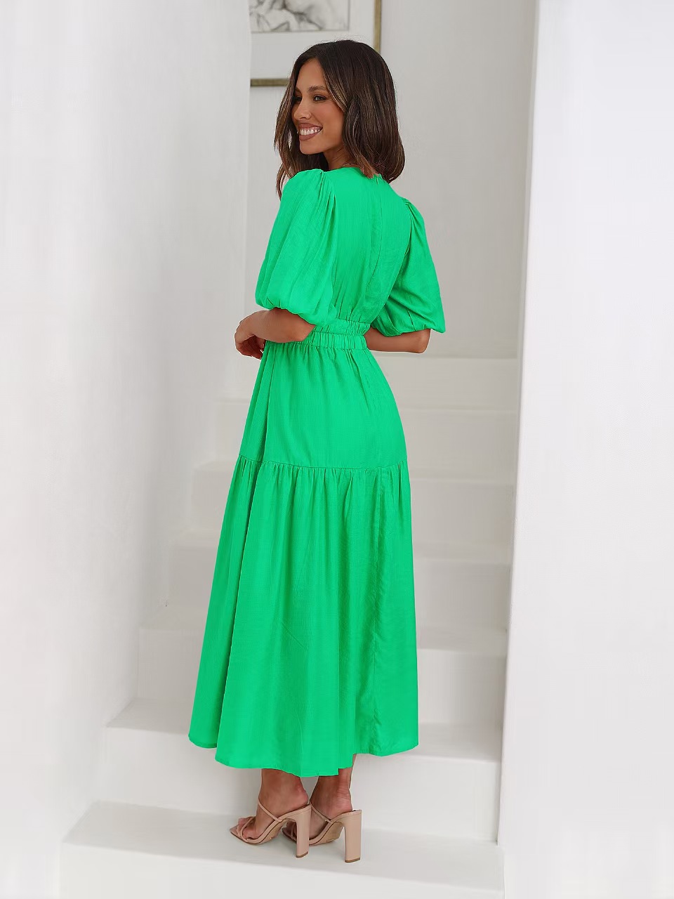 Evening Gown Evening Dress Prom Dress Chiffon Dress Knee-Length Ball Gown  Parties Lotus Leaf Skirt Hem Customizable| Alibaba.com