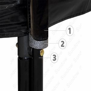 PVC גן טרמפולינה בית גדול חיצוני להקפיץ כושר בידור ציוד - Product Image 4