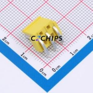 BX-VH3.96-3PWZ-Y Wire-to-Board Pin Header Bent Lead Through Hole,P=3.96mm Connector 1x3P 3.96mm Right Angle Insert VH - Product Image 2