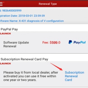 Carte de renouvellement LAUNCH d'un an, carte de mise à jour logicielle, support CRP429C/CRP423/CRP909E/CRP909/CRP909X - Product Image 5