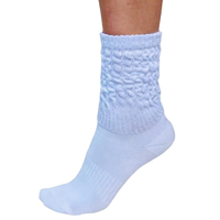 Chaussettes de sport pour femmes, blanches, au-dessus du genou, épaisses, ajustées, tricotées, à séchage rapide, pour l'automne