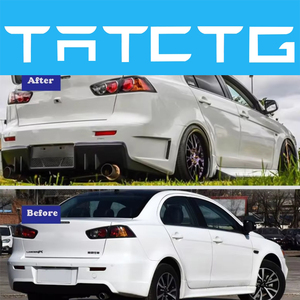 ชุดแต่ง TaTcTg Lancer สำหรับมิตซูบิชิ แลนเซอร์ อัพเกรดเป็นชุดแต่ง FQ400 กันชนหน้า กันชนหลัง สเกิร์ตข้าง ปี 2009-2017 - Product Image 3