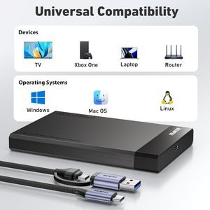 BENFEI <strong>2.5</strong> Inch SATA To USB Tool Free <strong>External</strong> <strong>Hard</strong> Drive Enclosure 6Gbps Optimized For SSD Support UASP SATA III - Product Image 5