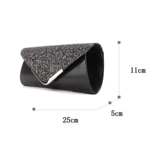 Borsa da Sera Elegante con Patta Glitterata per Donna, Grande Capacità, Brillante, Abbinabile a Abiti da Cerimonia, Clutch per Matrimoni e Banchetti - Product Image 2