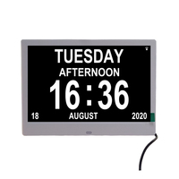Réveil intelligent Wi-Fi à vente chaude, prévisions météorologiques, calendrier numérique de 10 pouces, horloge de jour pour les personnes souffrant de perte de mémoire