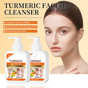 Beste Verkoop 150Ml Natuurlijke Organische Huidverzorging Gezicht Wassen Diepe Schone Porie Olie Controle Super Whitening Kurkuma Gezichtsreiniger - Product Image 3