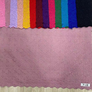 Kuşgözü nakış kumaş işlemeli T/c Polyester pamuk kumaş nakış kumaş için düğün elbisesi gömlek bez - Product Image 1