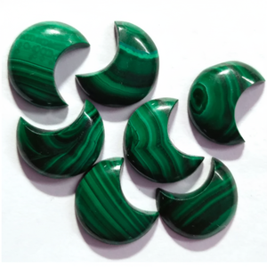 Wholesale Reiki Healing <b>Crystals</b> Natural Carved <b>Crystal</b> Crafts Moon Malachite <b>Crystal</b> Moon Best Gift - Product Image 1