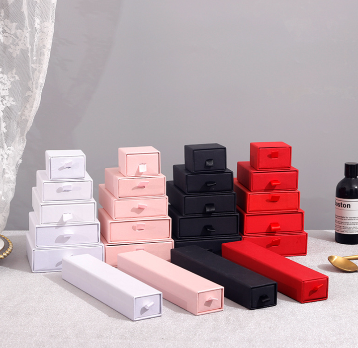 Custom Logo Packing Box For Jewellery Drawing Package Slide Drawer