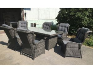 Juego de 4 sofás modernos de aluminio para exteriores para sala de estar, Hotel, Villa, parque, patio, muebles versátiles para exteriores - Product Image 2