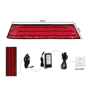 Ánh Sáng Màu Đỏ Mat Nhà Sử Dụng Spa Vẻ Đẹp Thiết Bị Lớn Giảm LED Liệu Pháp Ánh Sáng Pad Giường Màu Đỏ Hồng Ngoại Ánh Sáng Chăn